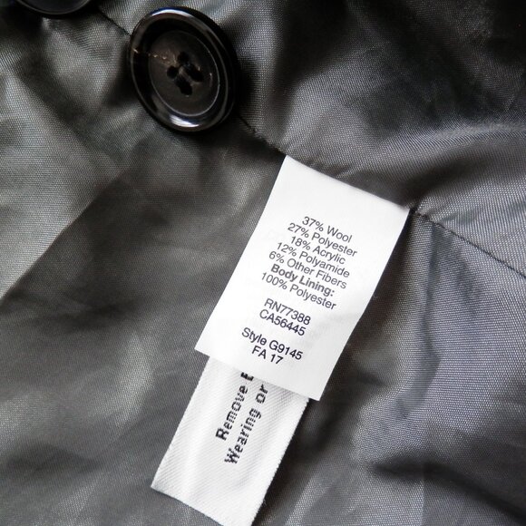 Madewell || Gray Herringbone Blazer Jacket - Picture 11 of 12